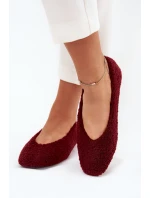 Dámské Baletky S Kožíškem Bordové model 21704606 - Boto Dámské Baletky S Kožíškem Bordové model 21704606 - Boto