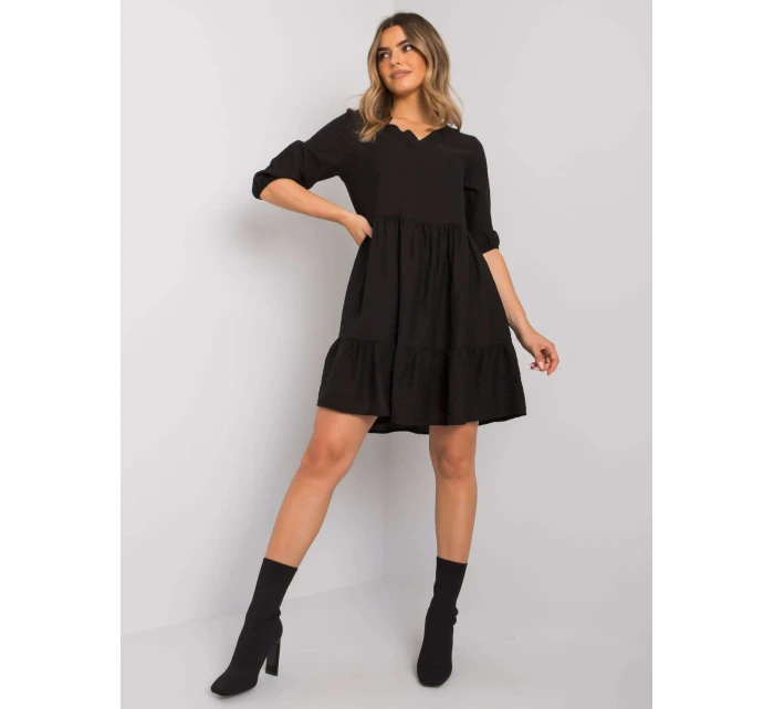 Šaty EM SK 004.06 černá Šaty EM SK 004.06 černá