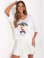 Dámský svetr MI SW 2101.06 bílý - FPrice