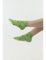 Zábavné ponožky 889 zelené s melouny