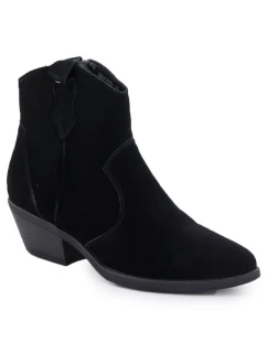 Dámské kožené kovbojské boty černé model 21905347 - Big Star