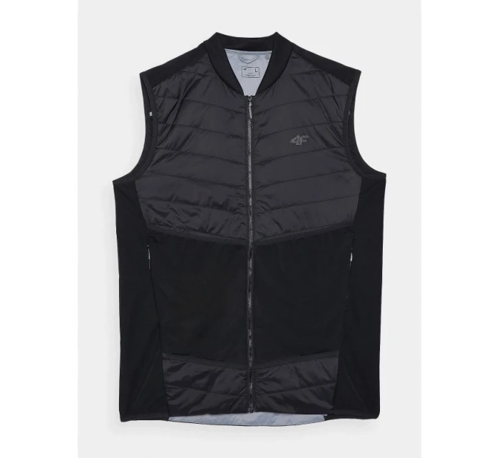 Pánská černá pánská běžecká vesta Primaloft model 21431405 - 4F Pánská černá pánská běžecká vesta Primaloft model 21431405 - 4F