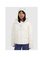 Dívčí péřová bunda se syntetickou výplní 4F 4FJRAW25TDJAF0825-10S
