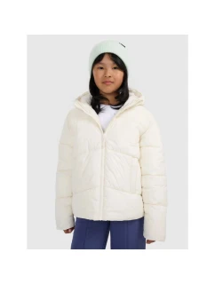 Dívčí péřová bunda se syntetickou výplní 4F 4FJRAW25TDJAF0825-10S