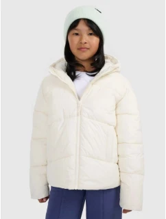 Dívčí péřová bunda se syntetickou výplní 4F 4FJRAW25TDJAF0825-10S