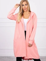 Nadměrná šedá bunda s kapucí Morel