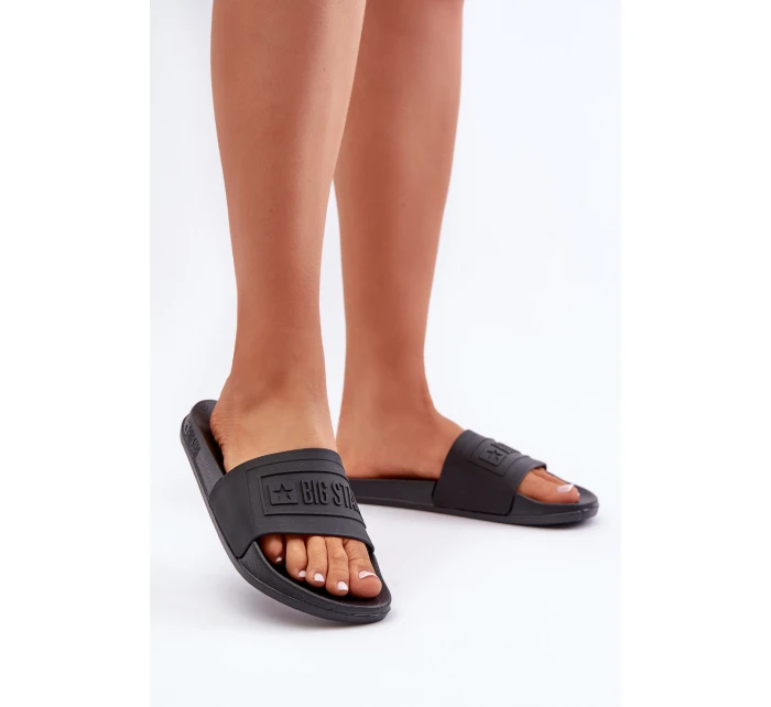 Lehké Dámské Sandały Big Star OO274044 Černé Lehké Dámské Sandały Big Star OO274044 Černé