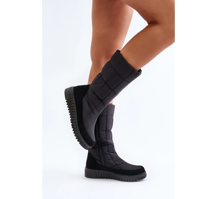 Dámské zimní boty na zip Progress model 21677038 Černé - Boto