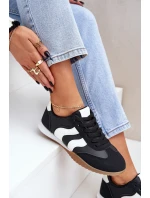 Klasické Dámské Tenisky Z Eko Kůže Černé model 21683302 - Boto