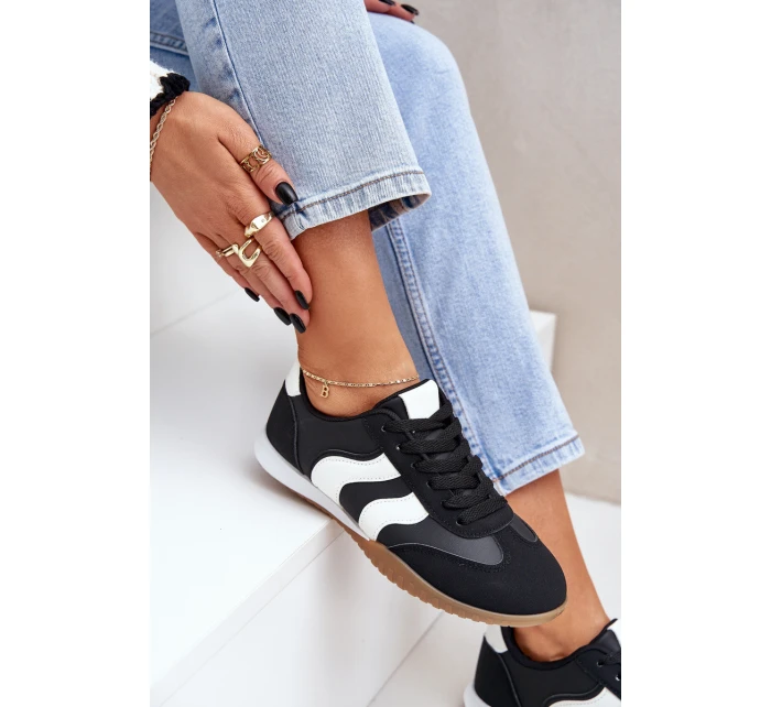 Klasické Dámské Tenisky Z Eko Kůže Černé model 21683302 - Boto