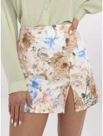 Sukně DHJ SD model 21021816 béžová - FPrice Sukně DHJ SD model 21021816 béžová - FPrice