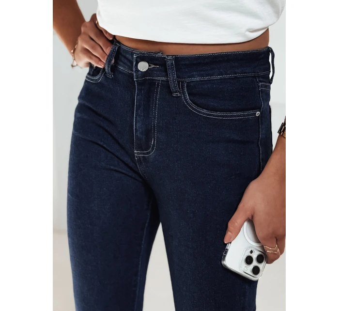 Dámské džínové kalhoty MODILINI tmavě modré FashionStreet UY2239