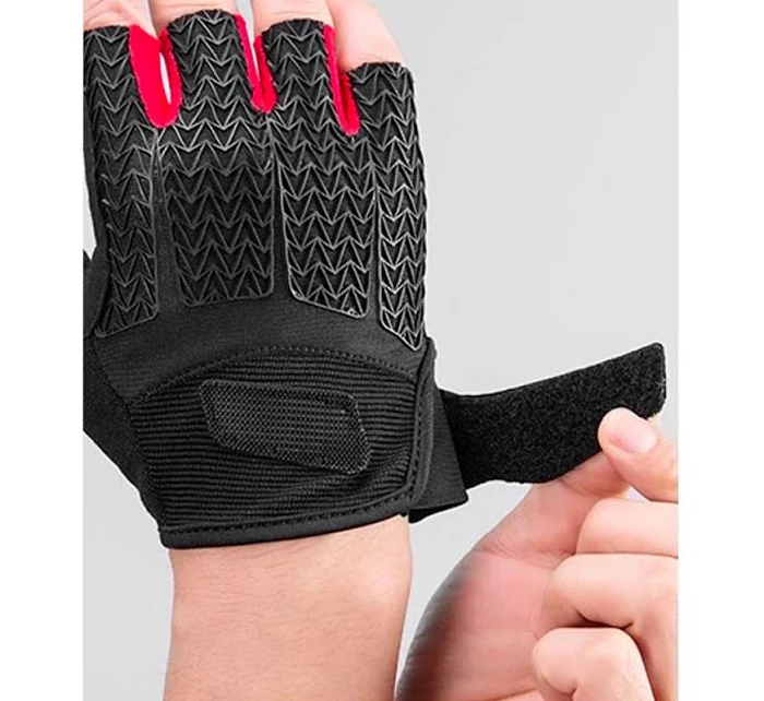 Cyklistické rukavice  M s  černočervené model 22083457 - Rockbros