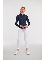 Russell Athletic 924F Popelínová halenka s dlouhým rukávem 11.924F corporate blue Russell Athletic 924F Popelínová halenka s dlouhým rukávem 11.924F corporate blue
