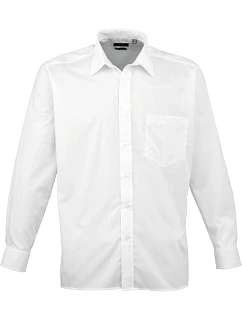 Premier PR 200 Popelínová košile s dlouhým rukávem 39.0200 white