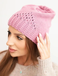 Čepice s rolováním Magda K293 camel