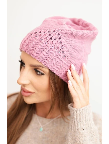 Čepice s rolováním Magda K293 camel