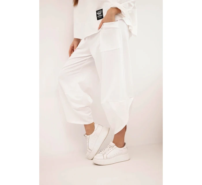 Bavlněný komplet mikina + kalhoty ecru