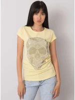 T košile EM TS ES 21 532.18 světle žlutá T košile EM TS ES 21 532.18 světle žlutá