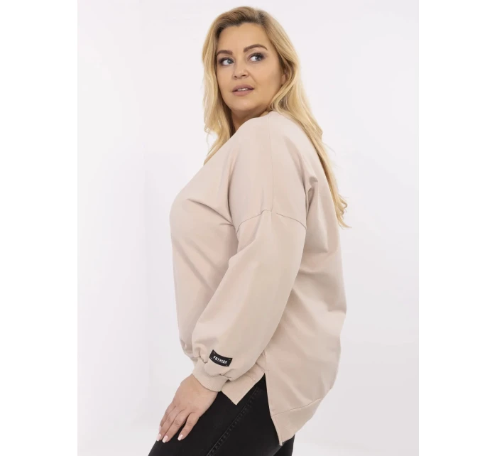 Bluza RV BZ model 21072703 beżowy - FPrice Bluza RV BZ model 21072703 beżowy - FPrice