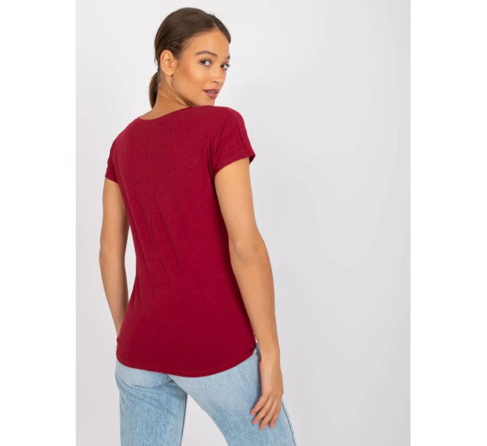 Tričko RV TS 4832.16P kaštanová