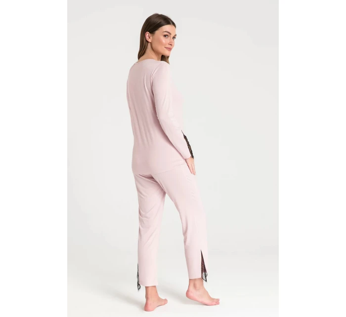 Dámský pyžamový Top model 19358962 Pudr růžová - LaLupa