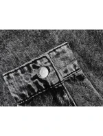 Černá džínová bunda s kapucí  model 19760500 - Good looking