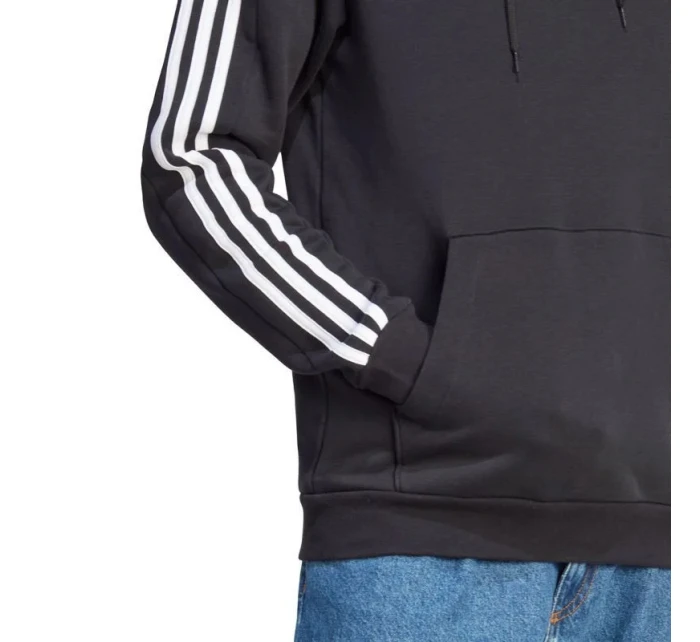 Pánská mikina 3-Stripes Hoodie M IB4028 Černá vzor - Adidas