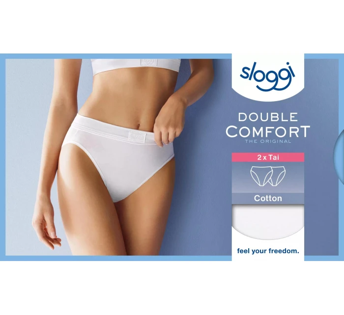 sloggi Double Comfort Tai 2P - WHITE - SLOGGI WHITE - SLOGGI