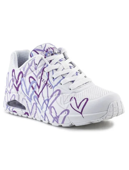 Boty Skechers JGoldcrown Uno Lite - Spread the Love W 155507-WLPR Boty Skechers JGoldcrown Uno Lite - Spread the Love W 155507-WLPR