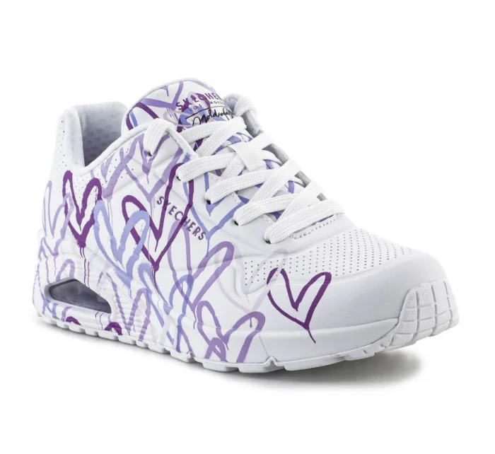 Boty Skechers JGoldcrown Uno Lite - Spread the Love W 155507-WLPR Boty Skechers JGoldcrown Uno Lite - Spread the Love W 155507-WLPR