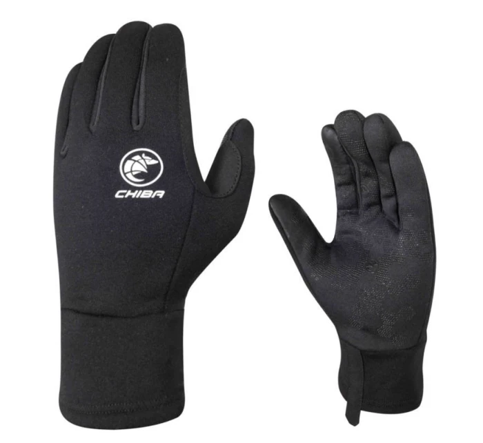 CHIBA Rukavice POLARFLEECE černé L CHIBA Rukavice POLARFLEECE černé L