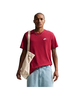 Pánské tričko Nike Club Tee červené AR4997 613 pánské