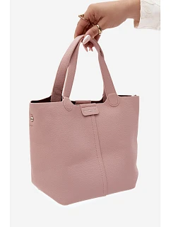Růžová taška z imitace kůže model 22220923 - Flora&Co