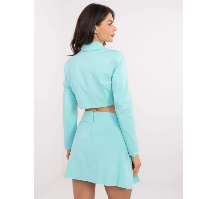 Spódnica DHJ SD model 20831830 mietowy - FPrice Spódnica DHJ SD model 20831830 mietowy - FPrice