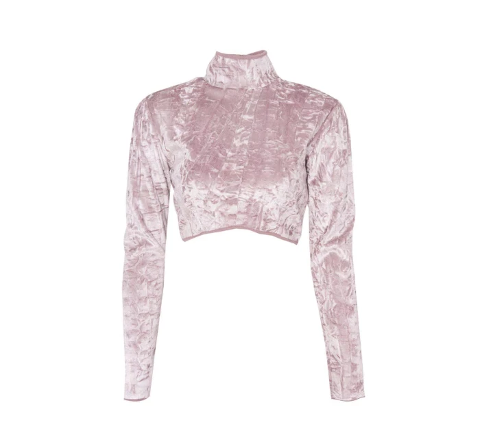 Dámský velurový Top 15570 pudr béžová - BSL