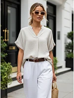 Dámská halenka NAMAYAS béžová FashionStreet RY2606 Dámská halenka NAMAYAS béžová FashionStreet RY2606