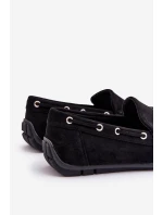 Mužské semišové návleky černé model 21625666 - Boto