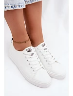 Dámské tenisky Sneakers z eko kůže Big Star TT274960 bílé Dámské tenisky Sneakers z eko kůže Big Star TT274960 bílé