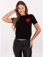 Sweter IT SW model 21480351 czarny - FPrice Sweter IT SW model 21480351 czarny - FPrice