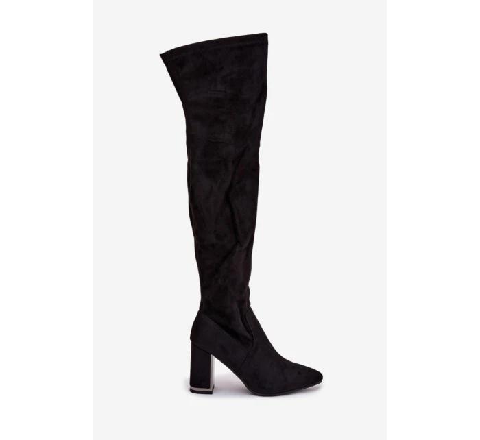 Kozačky na podpatku model 221899 Step in style Kozačky na podpatku model 221899 Step in style