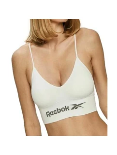 Dámská podprsenka Reebok SEAMLESS BRA TERRI v bílé barvě (C95130)