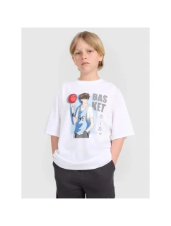 Chlapecké tričko oversize s potiskem model 21816794 - 4F