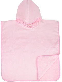 The One Towelling Baby Poncho Dětské pončo 48.1008 light pink