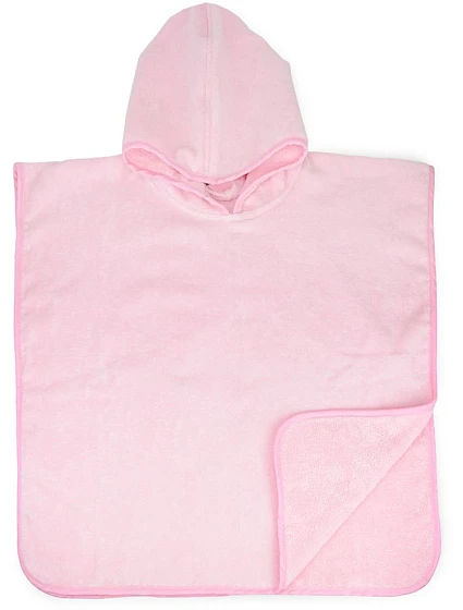 The One Towelling Baby Poncho Dětské pončo 48.1008 light pink