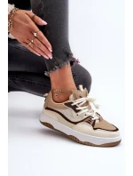 Dámské tenisky na platformě hnědé model 21656953 - Boto Dámské tenisky na platformě hnědé model 21656953 - Boto