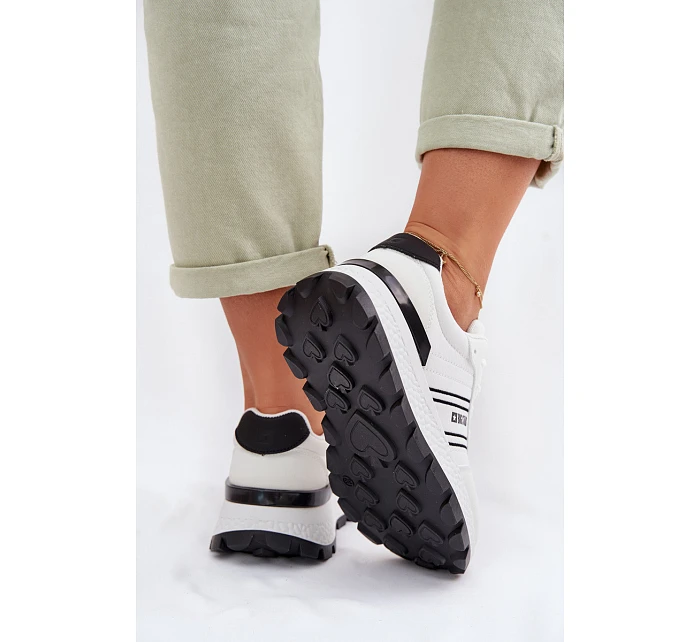 Dámské tenisky na platformě Big Star TT274882 Hi-Poly System Bílé Dámské tenisky na platformě Big Star TT274882 Hi-Poly System Bílé