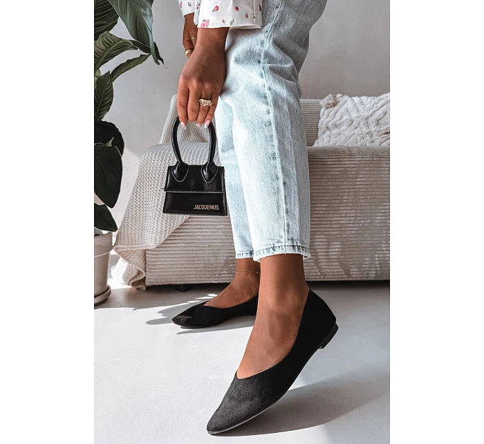 Baleríny Ploché Eko Černé model 22091945 - Boto Baleríny Ploché Eko Černé model 22091945 - Boto