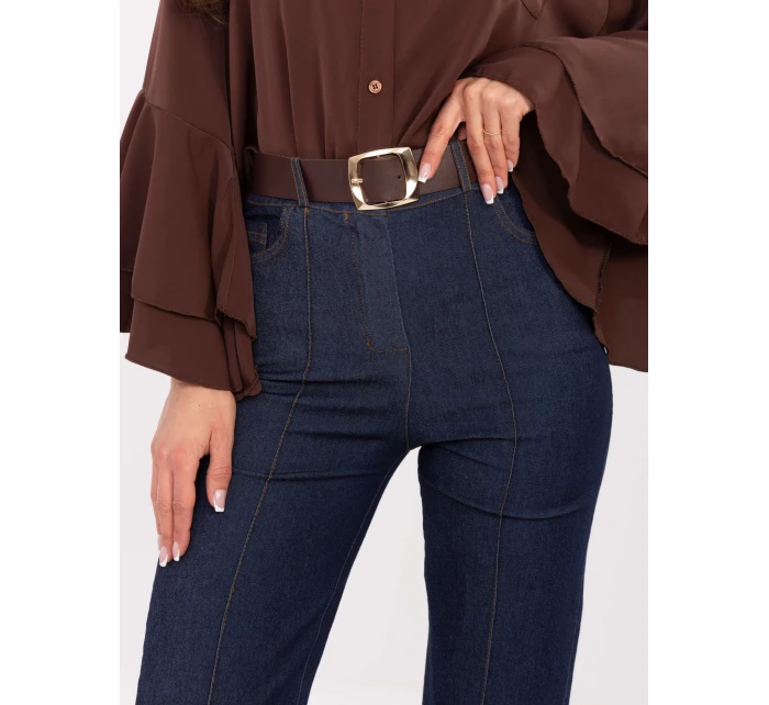 Spodnie IT SP model 21471676 granatowy - FPrice Spodnie IT SP model 21471676 granatowy - FPrice