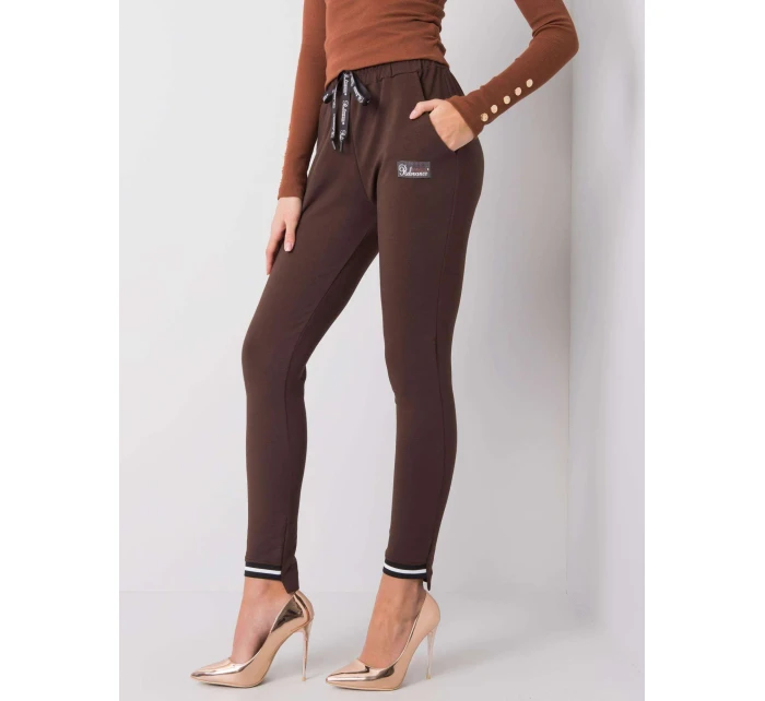 Tepláky RV DR 5773.18X tmavě hnědá